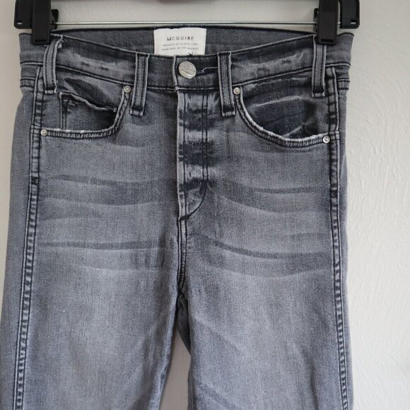 Anthropologie Mcguire Star Patch Skinny Jeans Size 24 - Picture 5 of 10